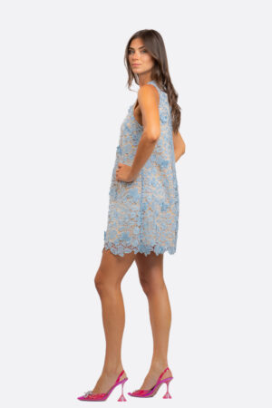 A Shape 3D Lace Dress