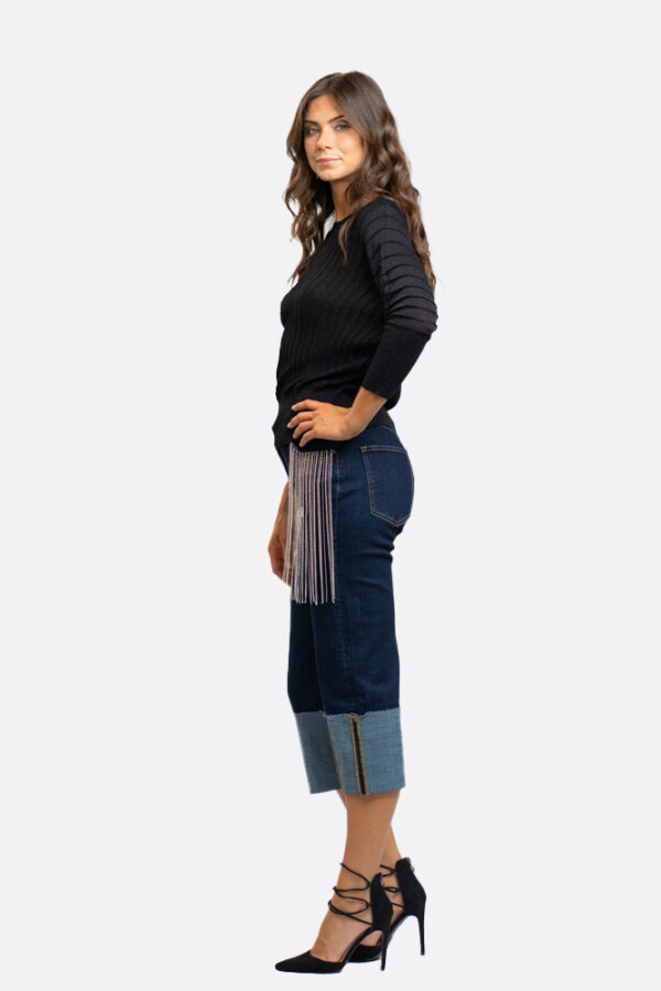 Maglia lurex pipistrello - immagine 3