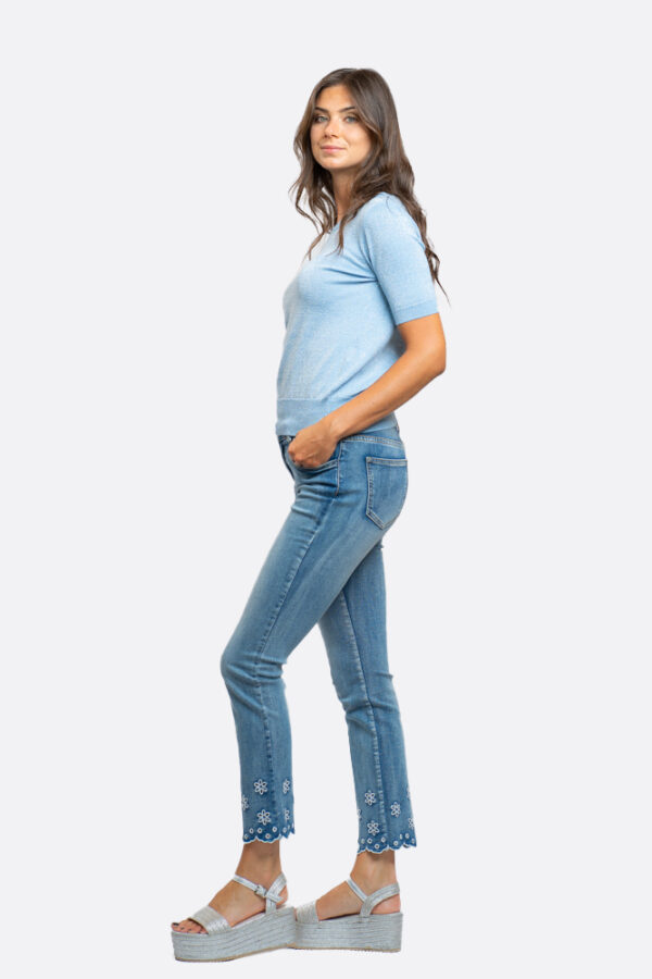 Short Sleeves Lurex Sweater - Image 3
