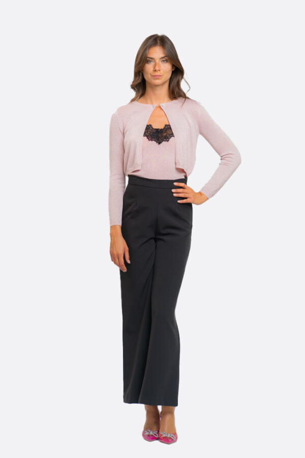 Cardigan lurex bottoncino - immagine 2