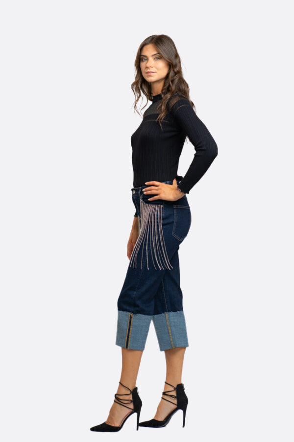 Jeans frange brillanti - immagine 3