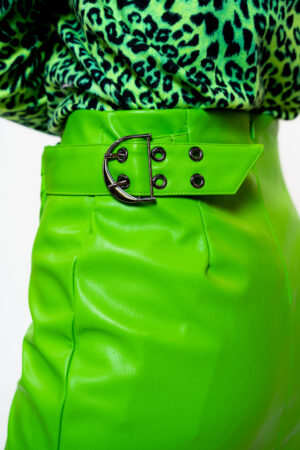 Eco-Leather Skirt