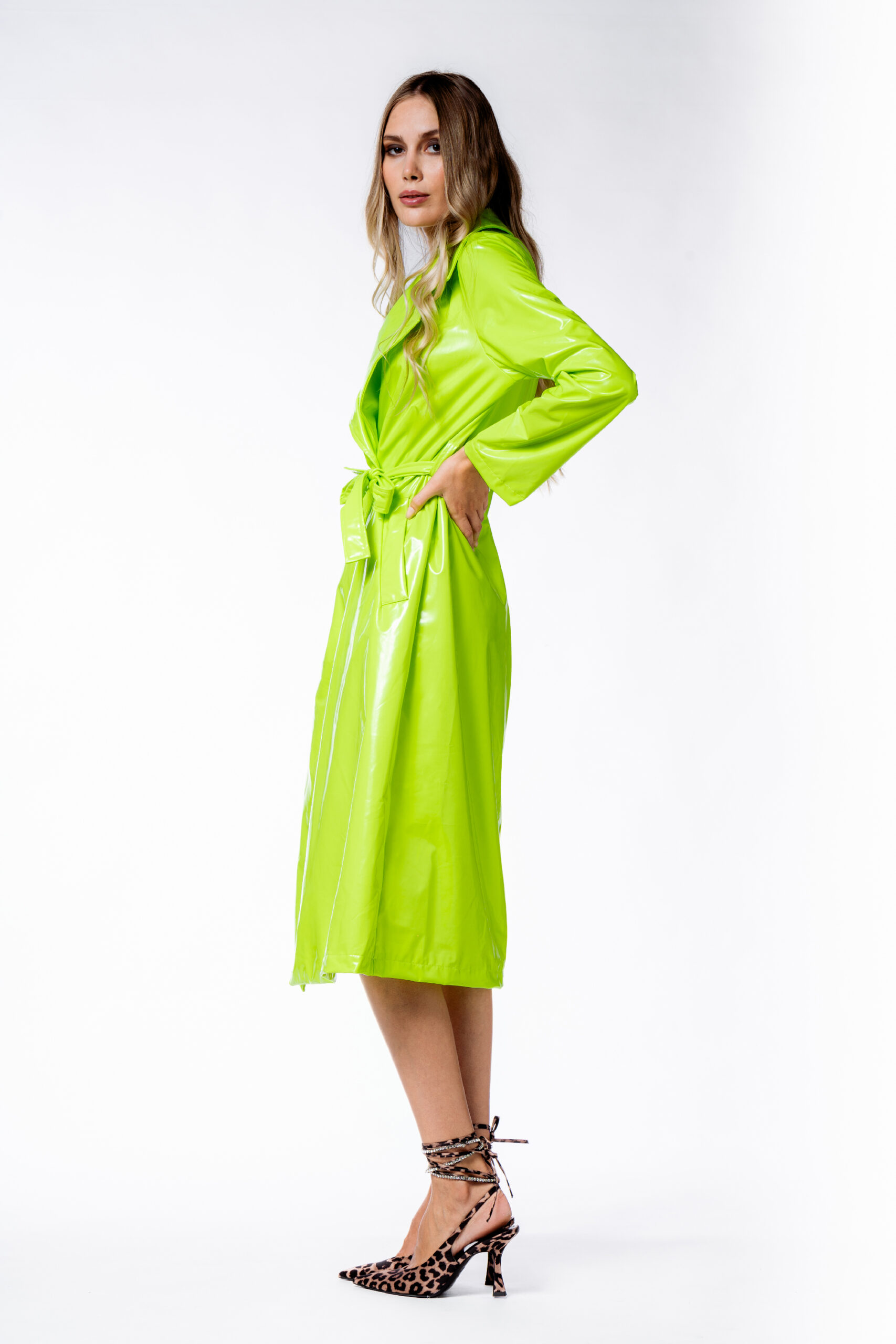Latex Trench Coat - NO SECRETS