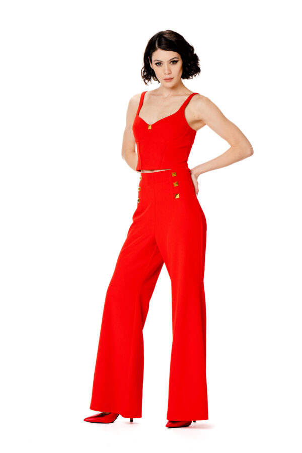 Pantalone largo studs - immagine 4