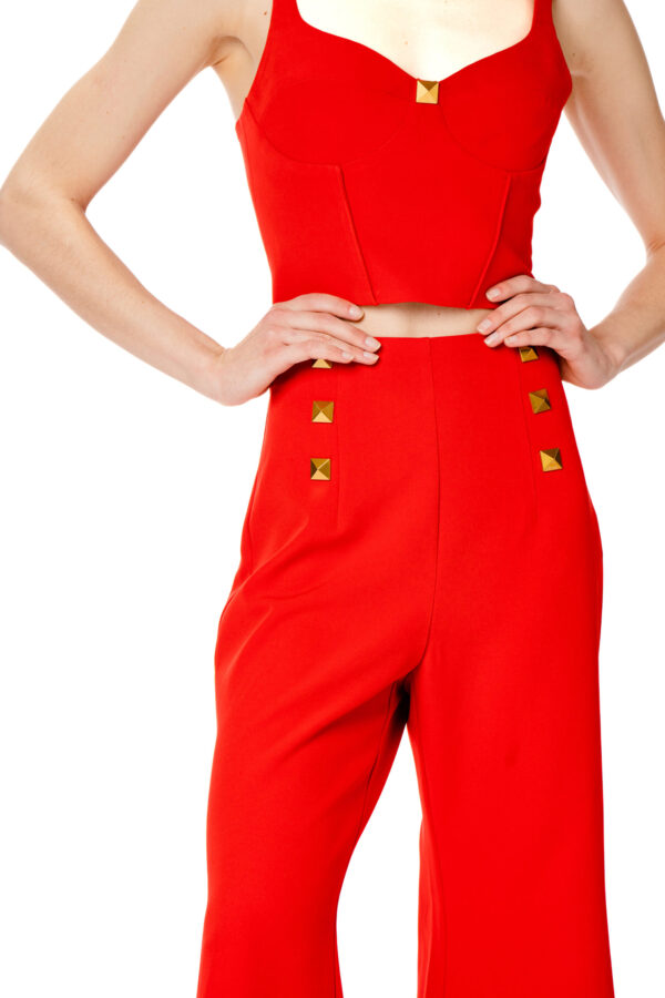 Pantalone largo studs - immagine 5