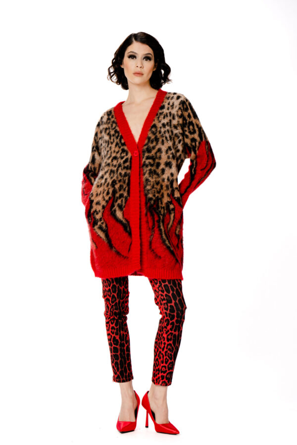 Cardigan fiamme