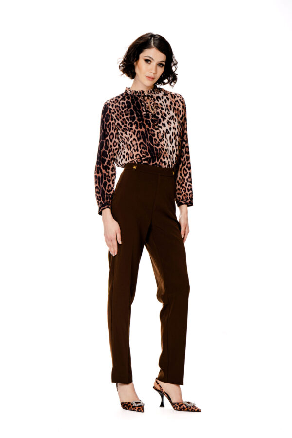 Pantalone sigaretta stud - immagine 4
