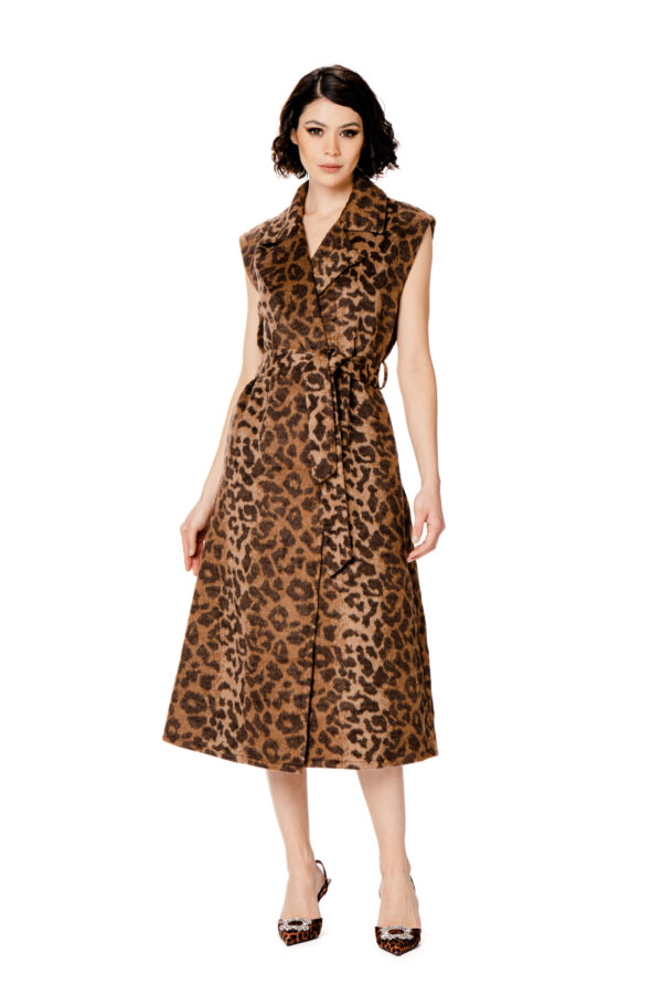 Gilet leopardo