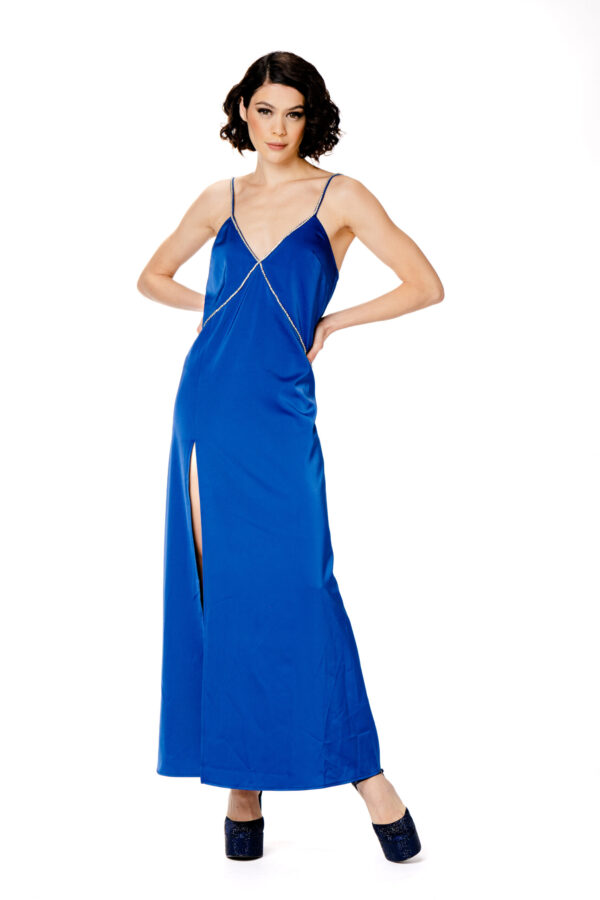 Split Dress With Diamonds - Image 3