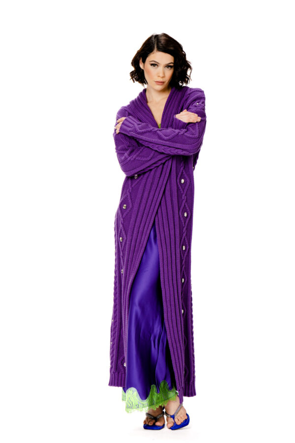 Cardigan luxury trecce - immagine 3