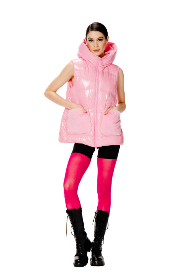 Gilet tasche pelo