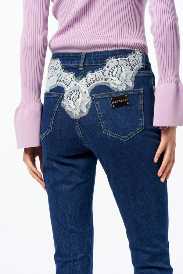 Skinny jeans with lace - Image 3