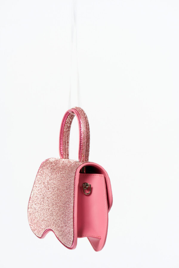 Borsa rigida cuore diamanti - immagine 2