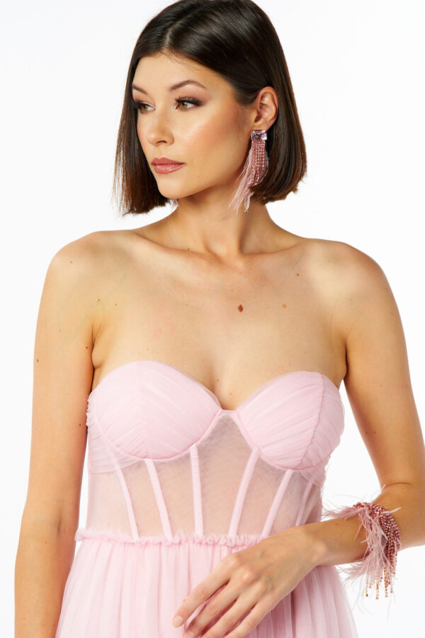 Bustier Tulle Dress - Image 4