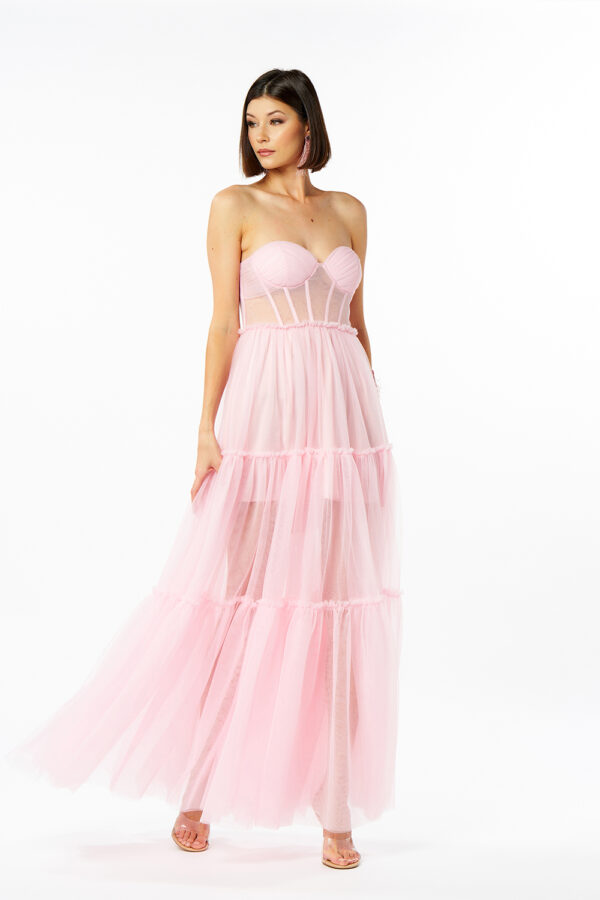 Bustier Tulle Dress - Image 2