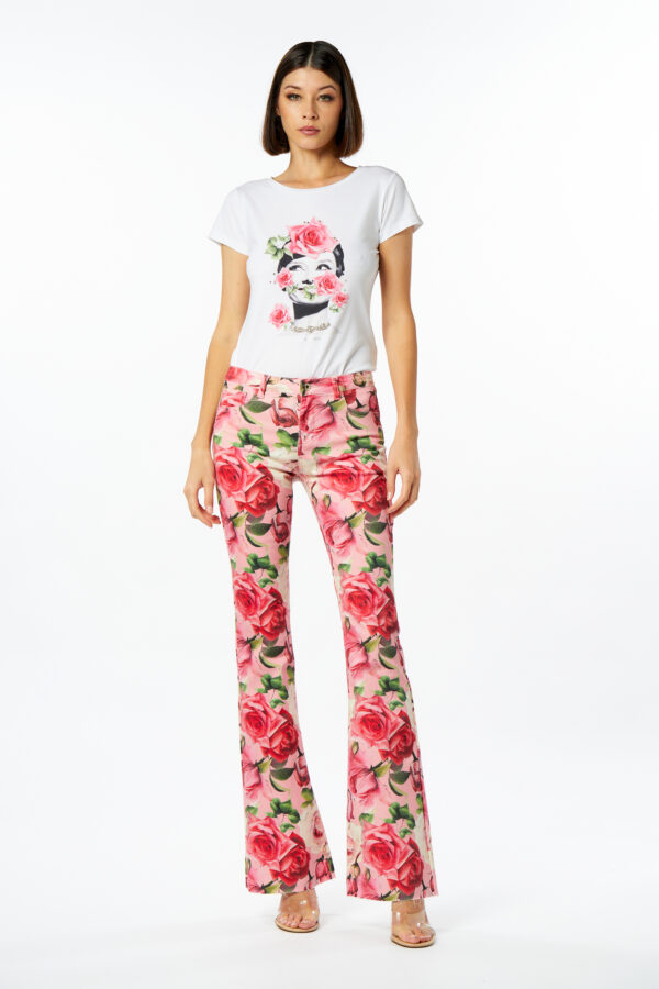 Flared Drill Jeans