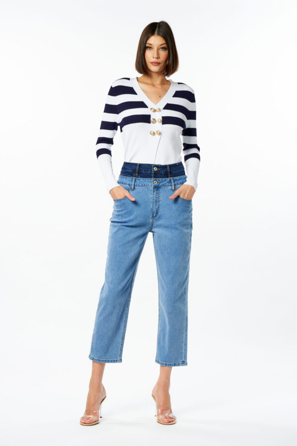 Double Fastening Jeans - Image 3