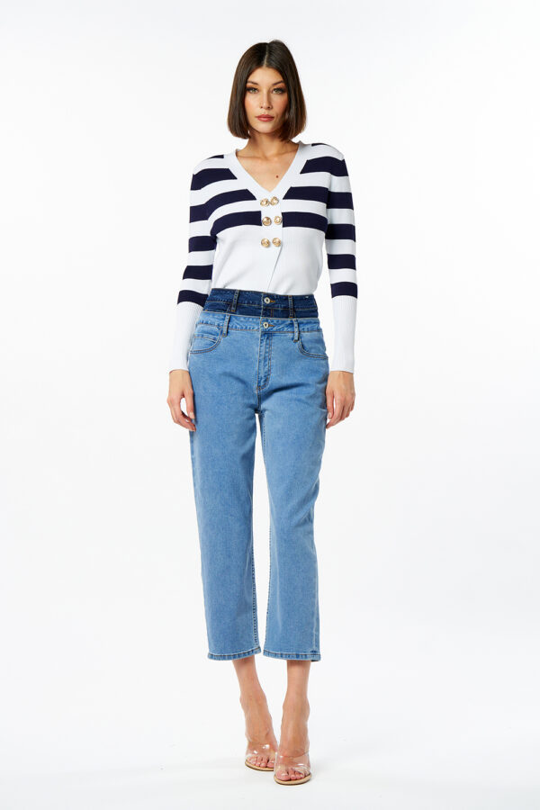 Double Fastening Jeans - Image 2