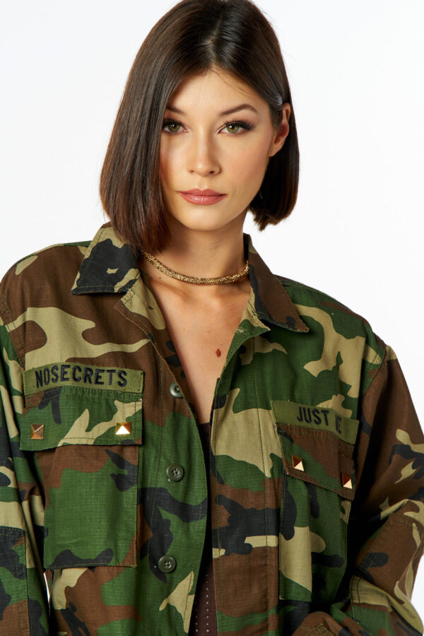 Printed Cargo Jacket - Image 4