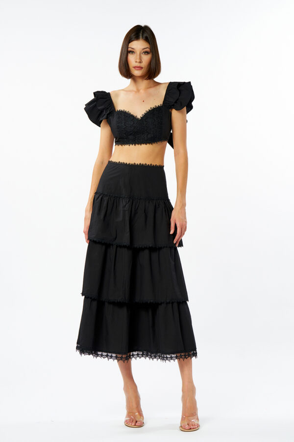 Cotton And Lace Top - Image 2