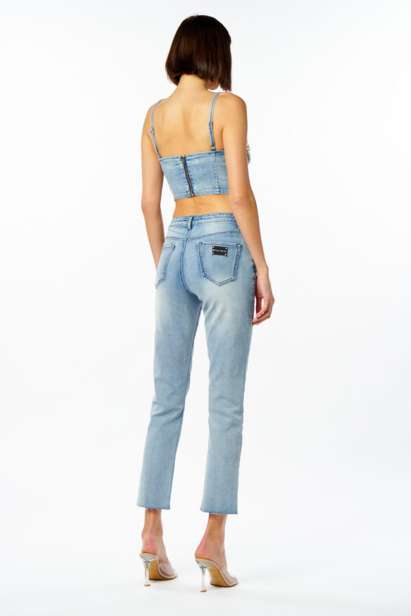 Jeans passamaneria diamanti - immagine 3