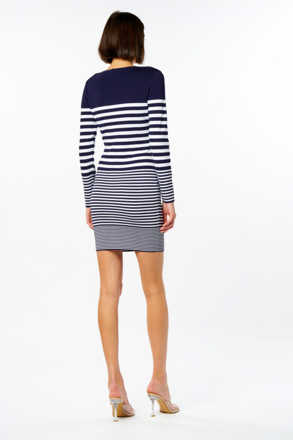 Abito maglia righe - immagine 3