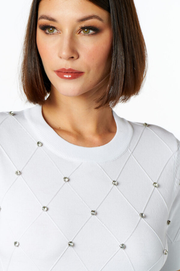 Maglia rombi e diamanti - immagine 4