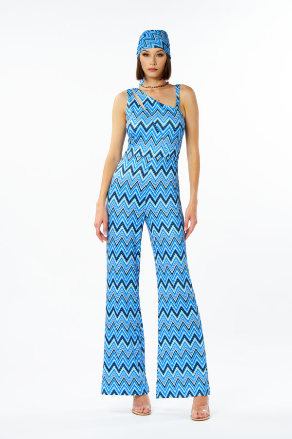 Shoulder Cutout Jumpsuit