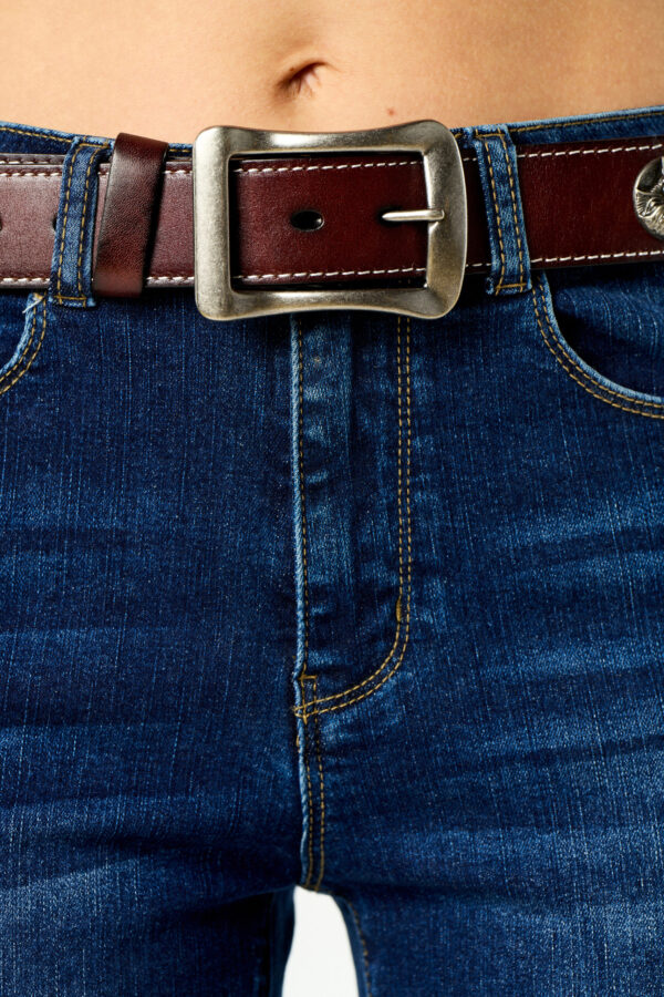 Double Tex Belt Made From Real Leather - Image 3