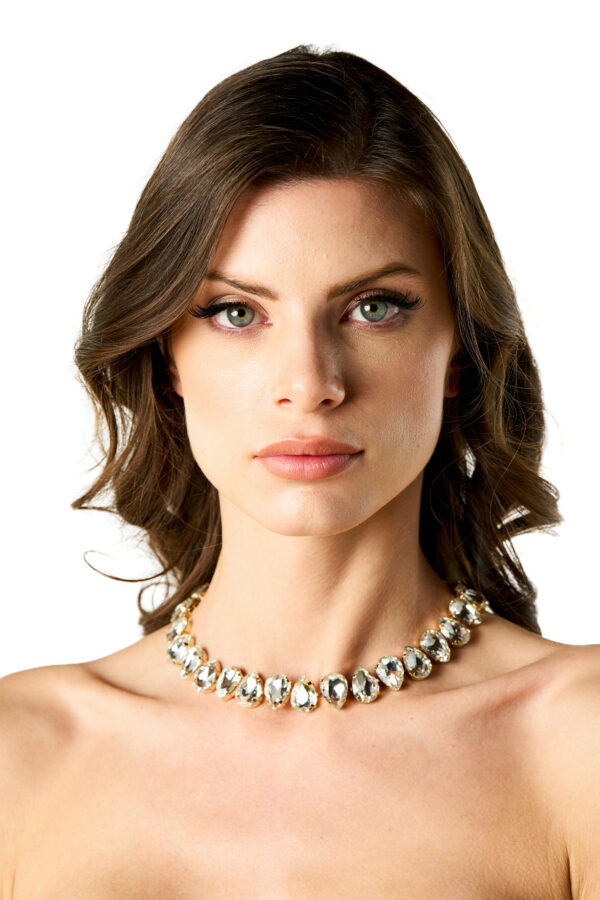 Collana gocce diamanti