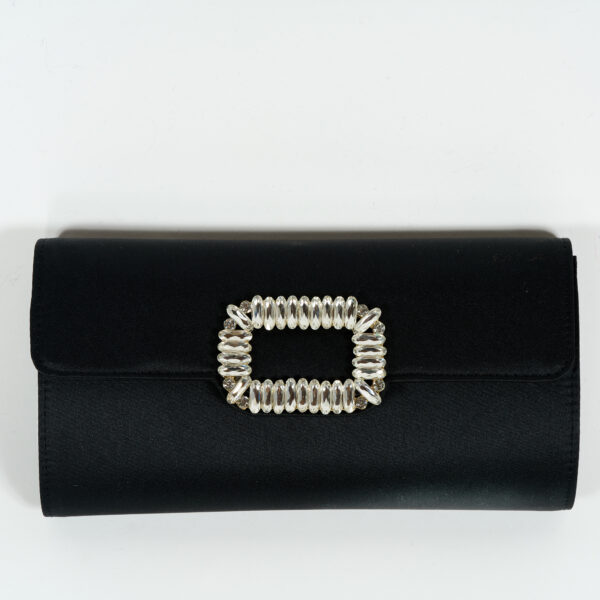 Pochette fibbia diamanti