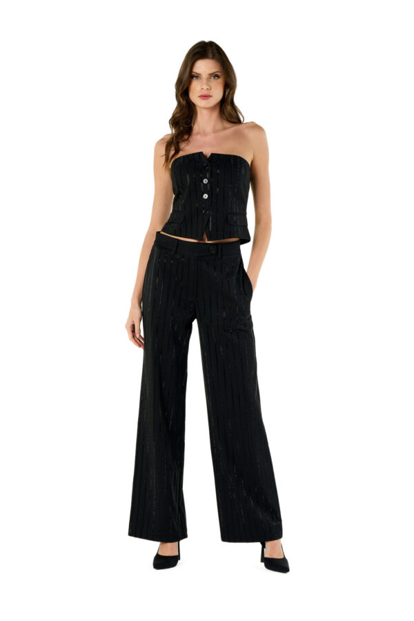 Diamonds Pinstriped Pant - Image 2
