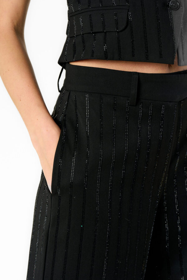 Diamonds Pinstriped Pant - Image 3