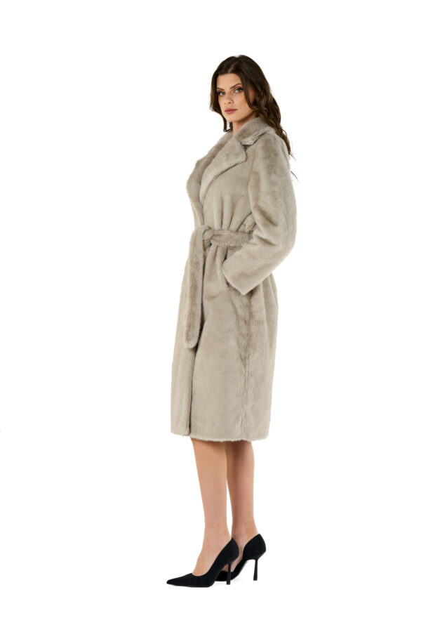 Long Faux Fur Coat - Image 3