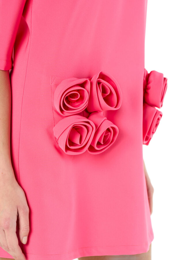 Abito tasche rose - immagine 4