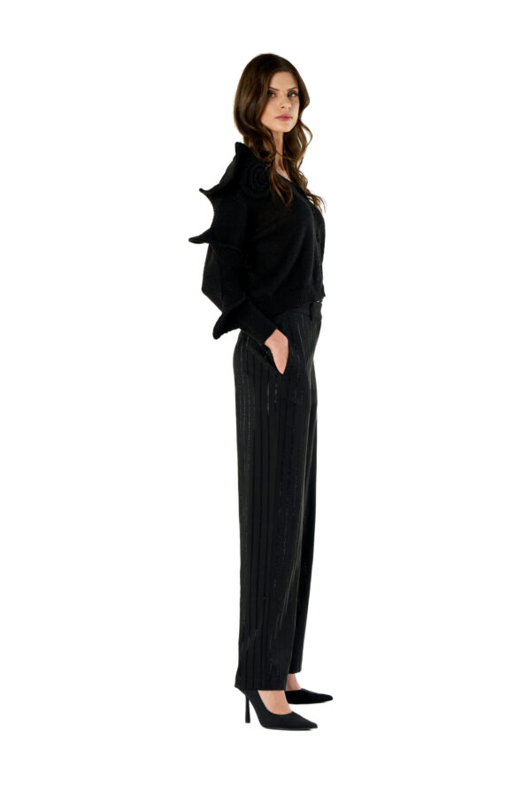 Cardigan con rose - immagine 3