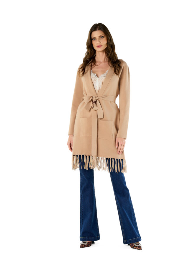 Cardigan frange