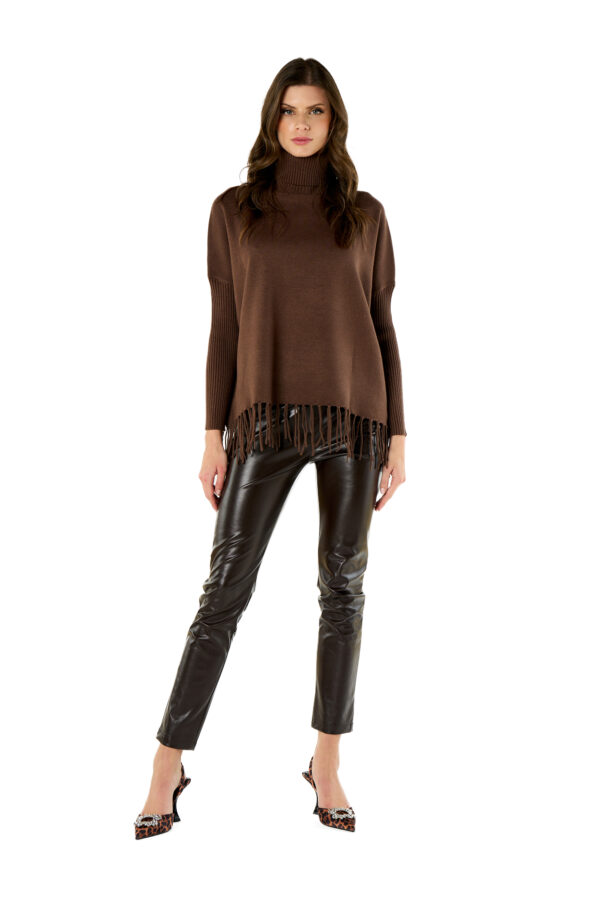 Faux Leather Trousers