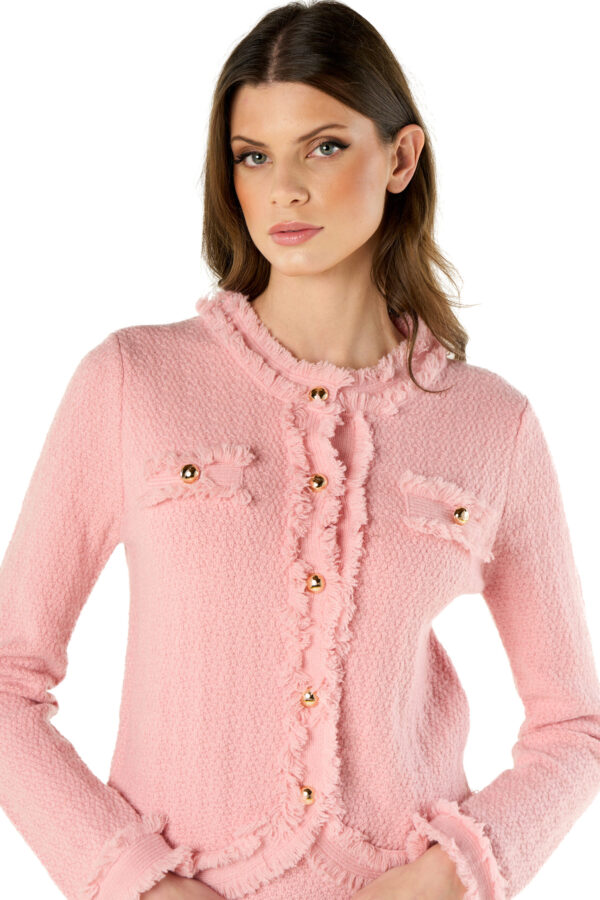 Giacchina maglia bouclette - immagine 4