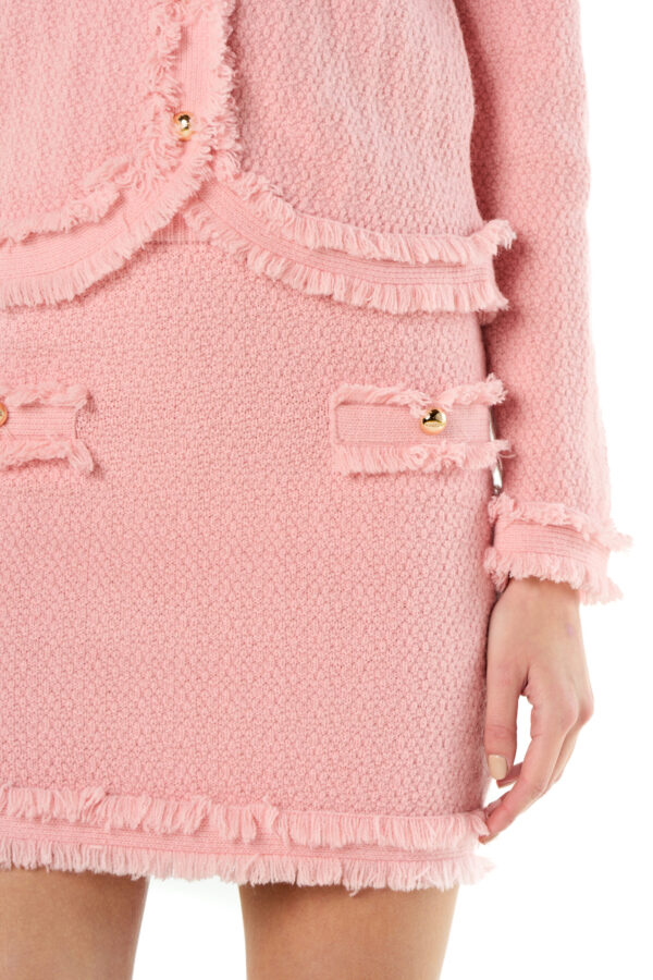 Bouclette Knit Skirt - Image 4