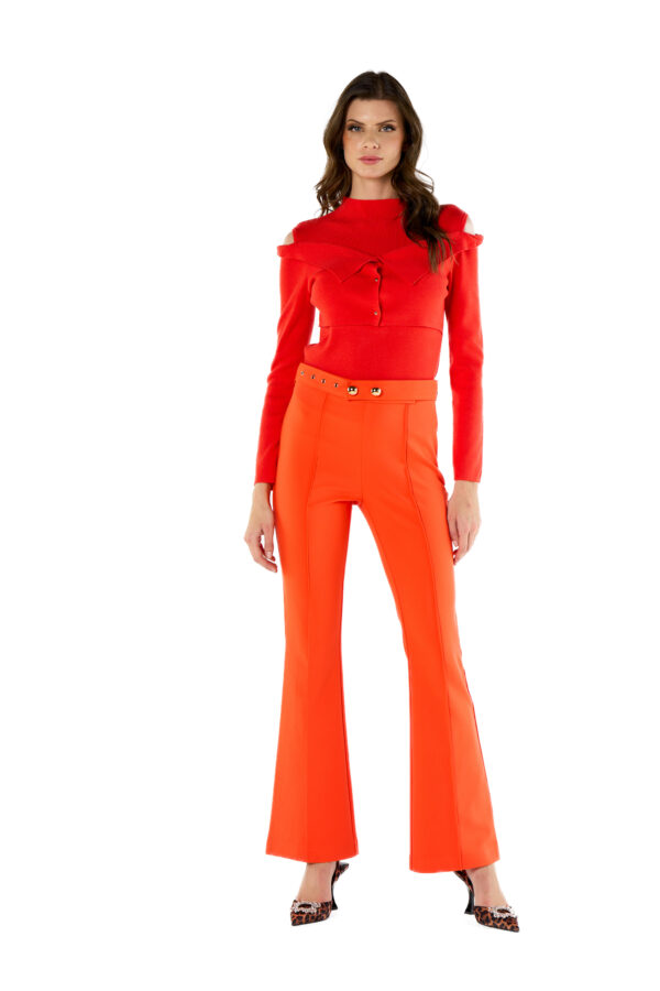 Double Neckline Sweater