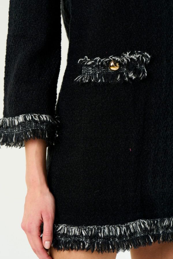 Abito maglia bouclette - immagine 4