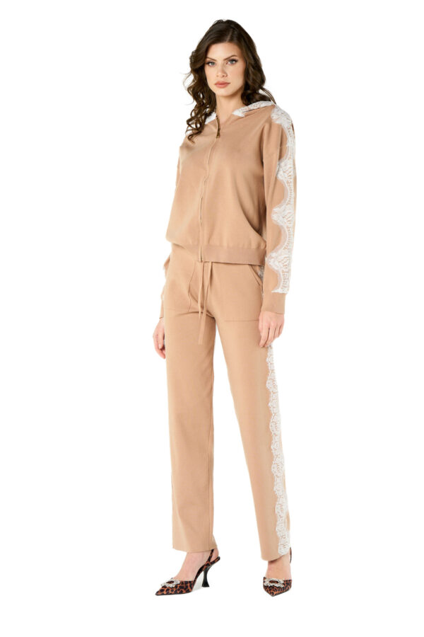 Fullzipper maglia gym pizzo