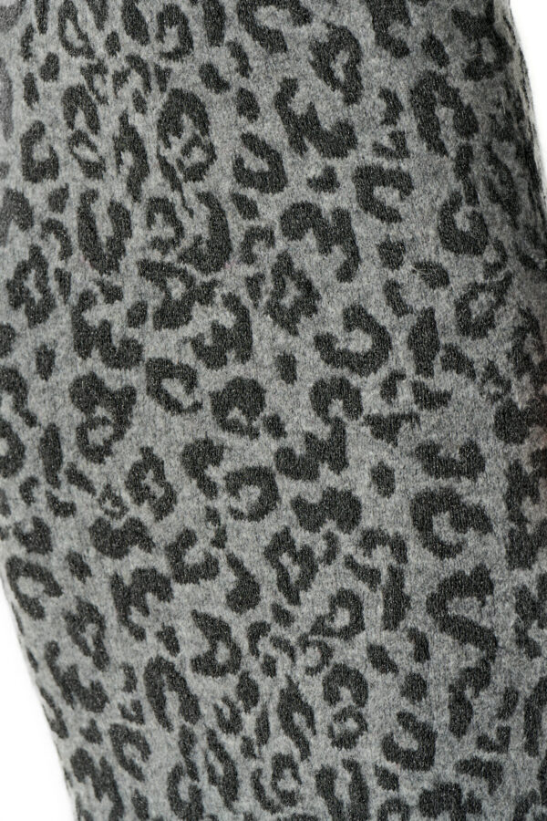 Gonna maglia jacquard maculato - immagine 4