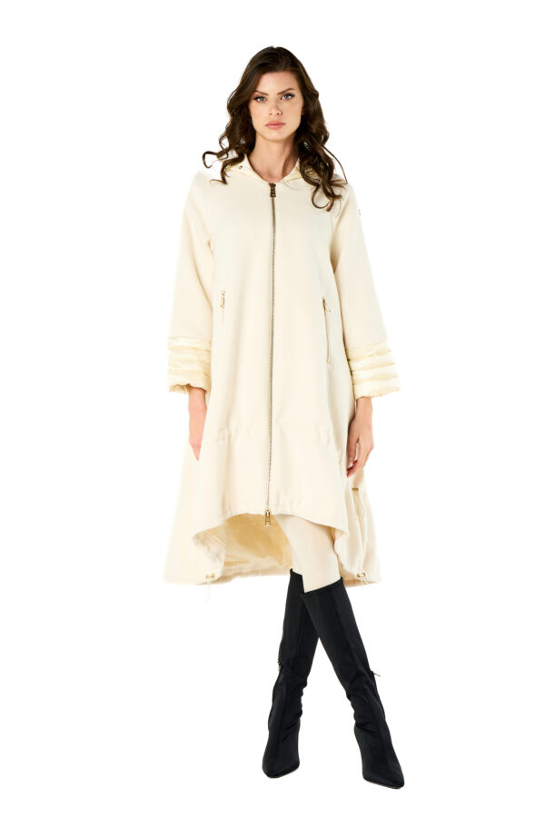 Maxi cappa velour