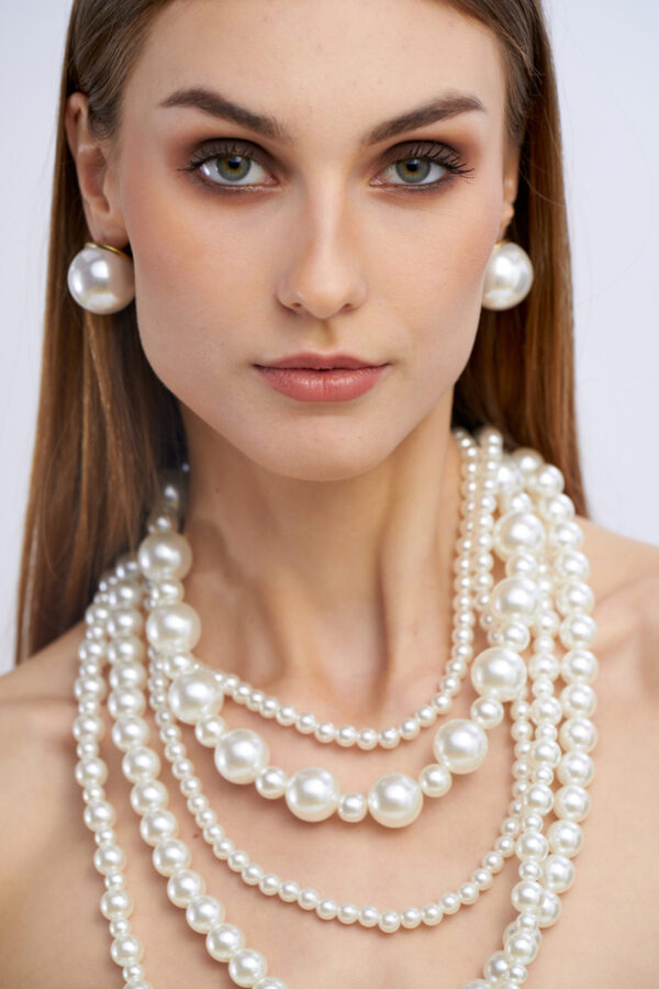 Orecchini maxi perle - immagine 3