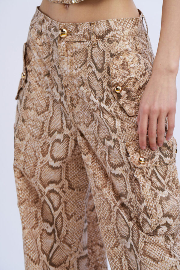 Printed Cargo Pants - Image 2