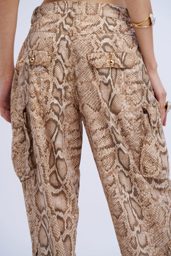 Printed Cargo Pants - Image 3