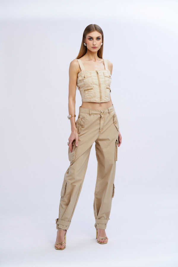 Pantalone cargo uni