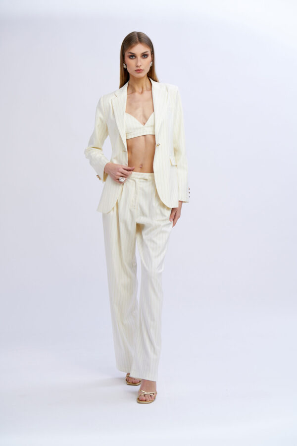 Pinstriped Blazer - Image 6